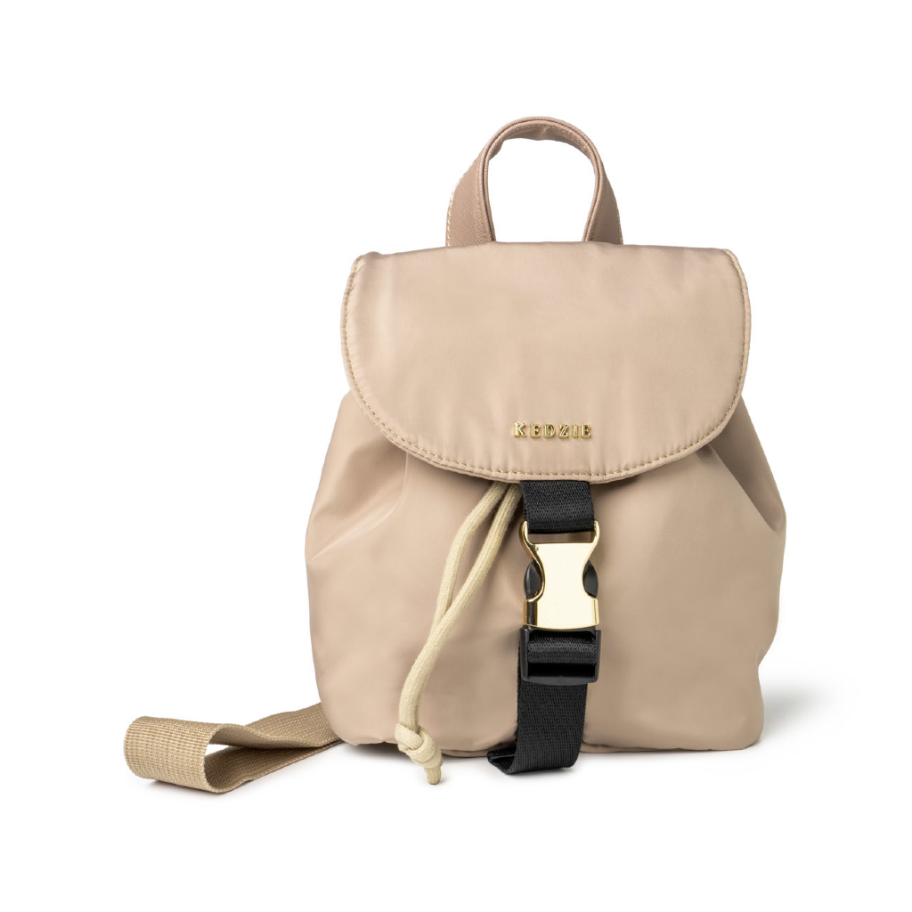 Taupe Kedzie Mali Convertible Backpack Bag Kedzie Apparel & Accessories - Bags - Handbags & Wallets