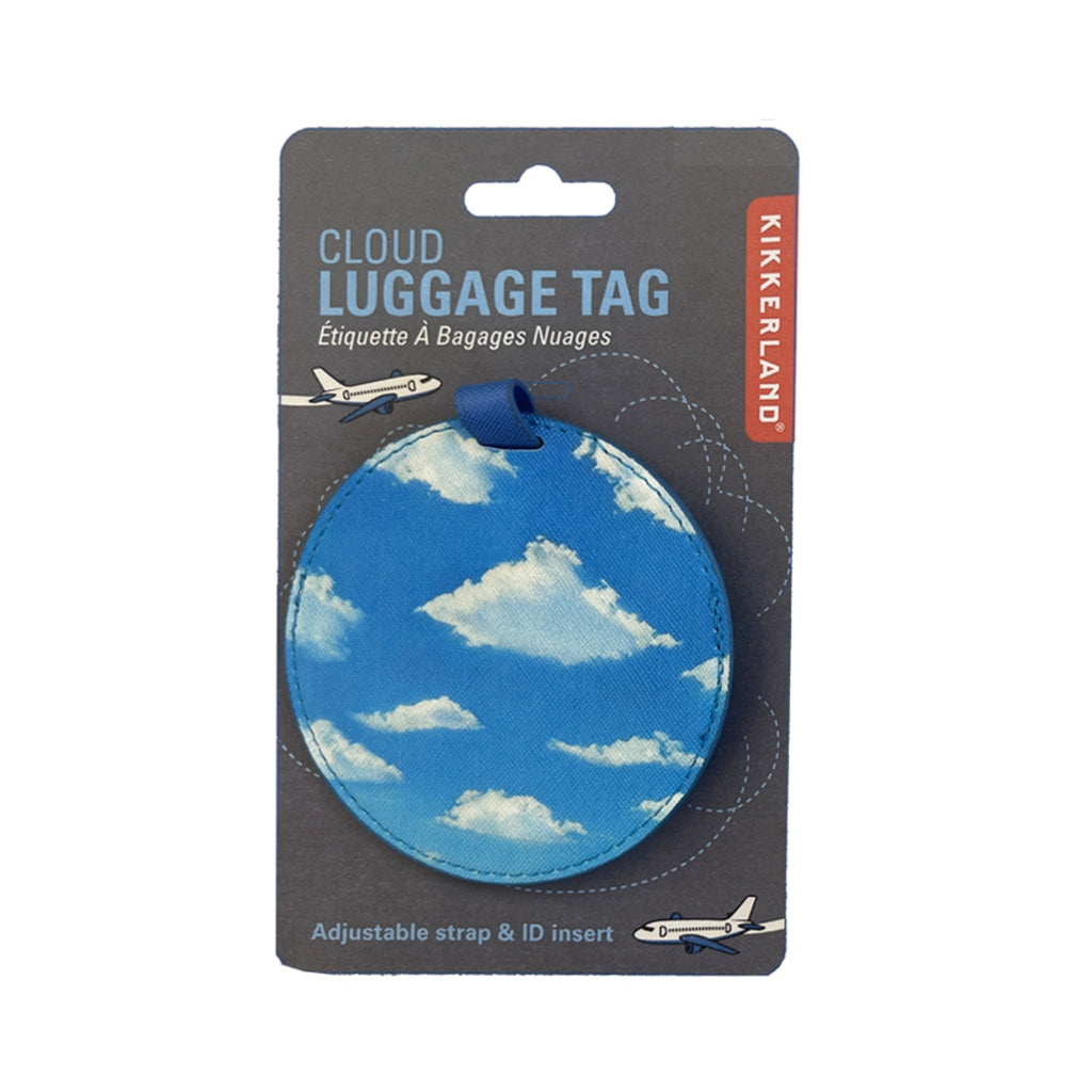 Cloud Luggage Tag Kikkerland Apparel & Accessories