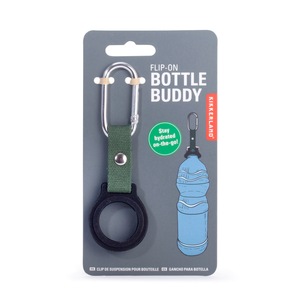 Flip-on Bottle Buddy Bottle Clip Kikkerland Apparel & Accessories