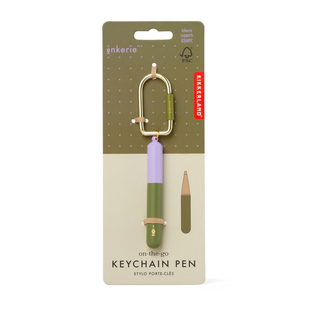 Inkerie On-the-go Keychain Pen Kikkerland Apparel & Accessories - Keychains