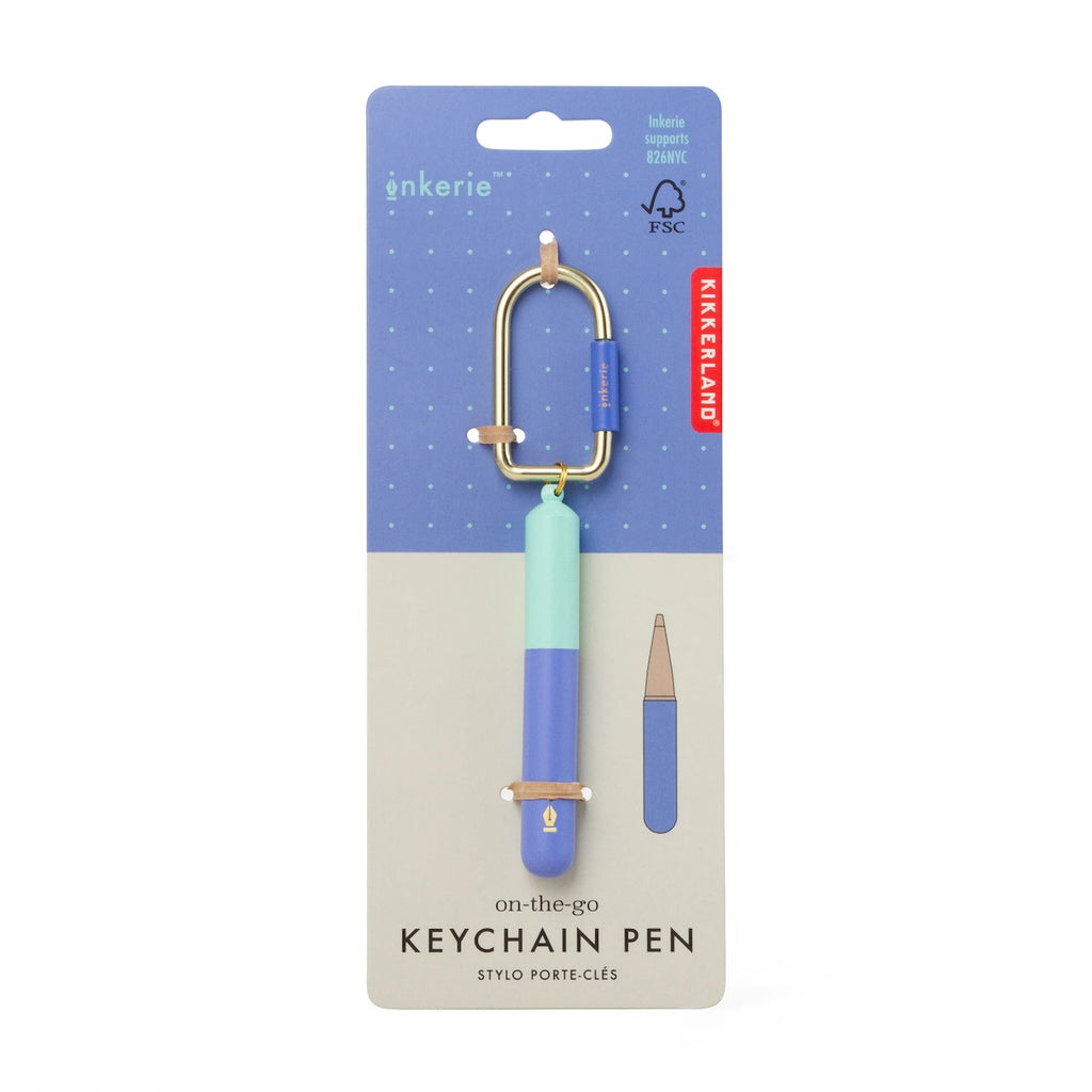 Inkerie On-the-go Keychain Pen Kikkerland Apparel & Accessories - Keychains