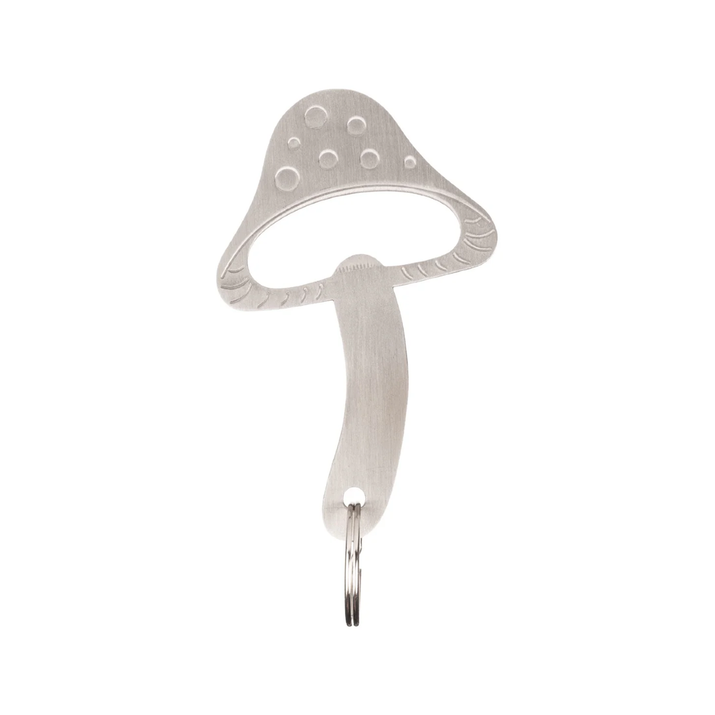 Mushroom Keychain Bottle Opener Kikkerland Apparel & Accessories - Keychains