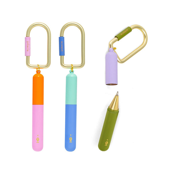 On The Go Keychain Pen Kikkerland Apparel & Accessories - Keychains