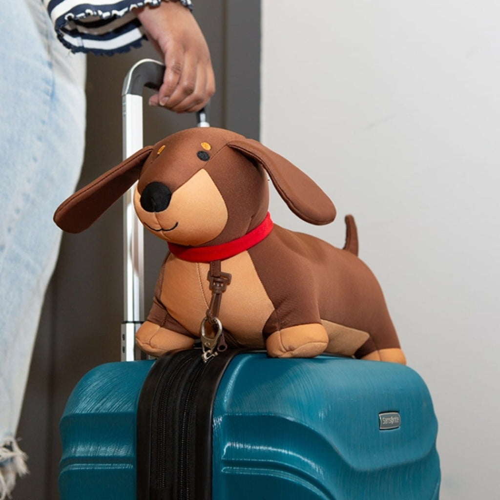 Zip & Flip Dachshund Pillow Kikkerland Apparel & Accessories