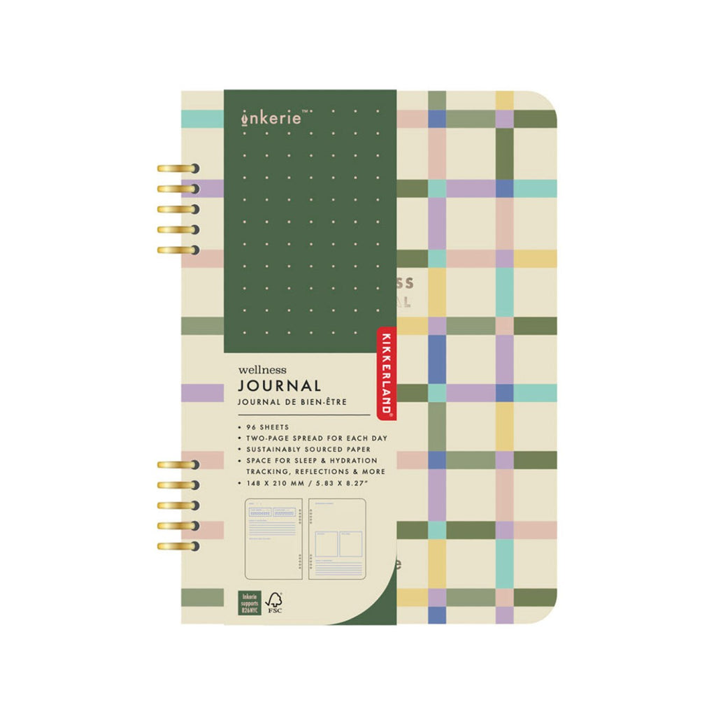 Wellness Journal Kikkerland Books - Blank Notebooks & Journals