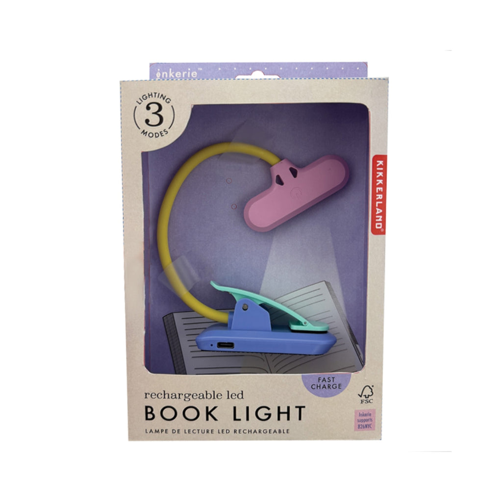 LED Rechargeable Book Light Kikkerland Books