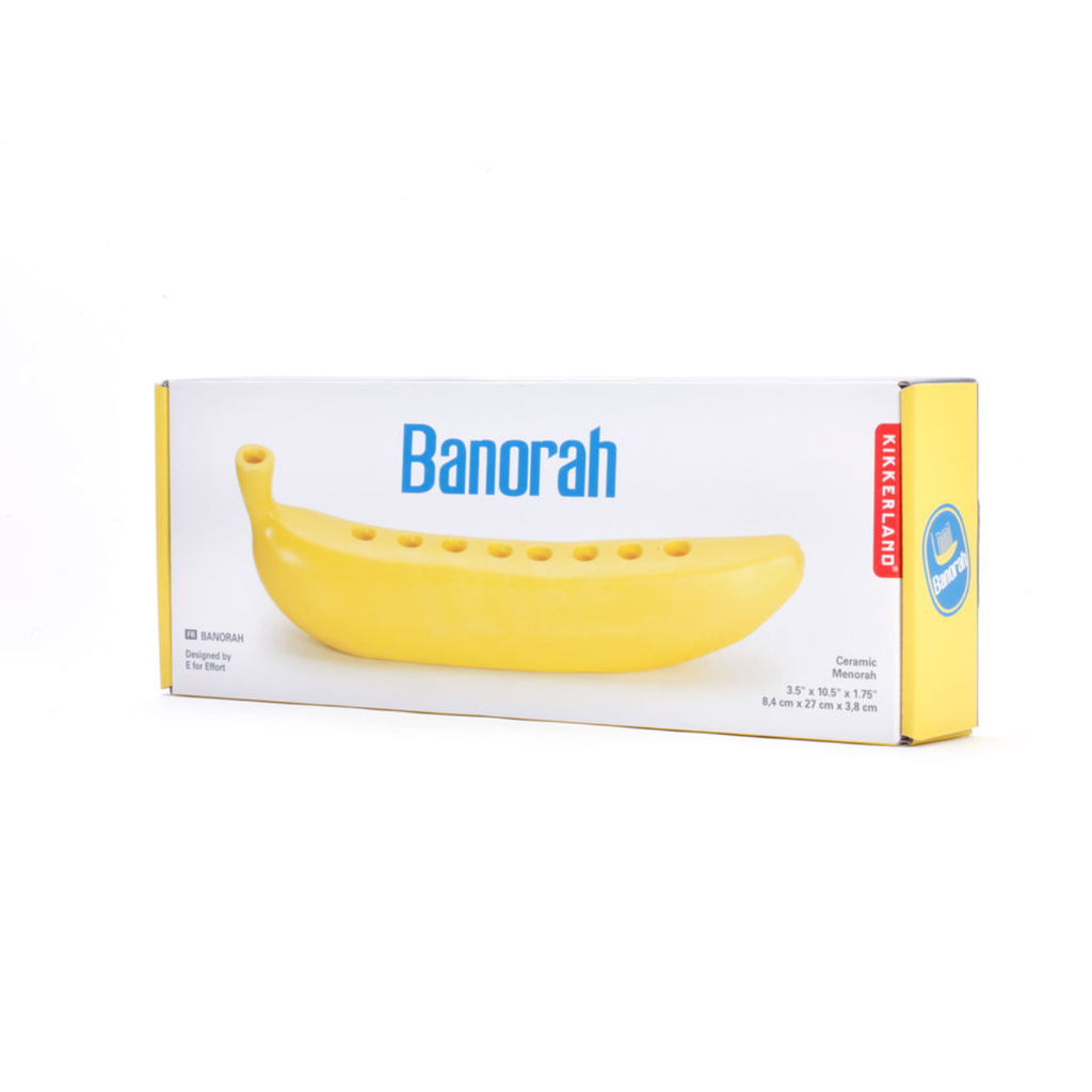 Banorah Banana Menorah Kikkerland Holiday - Home - Decor