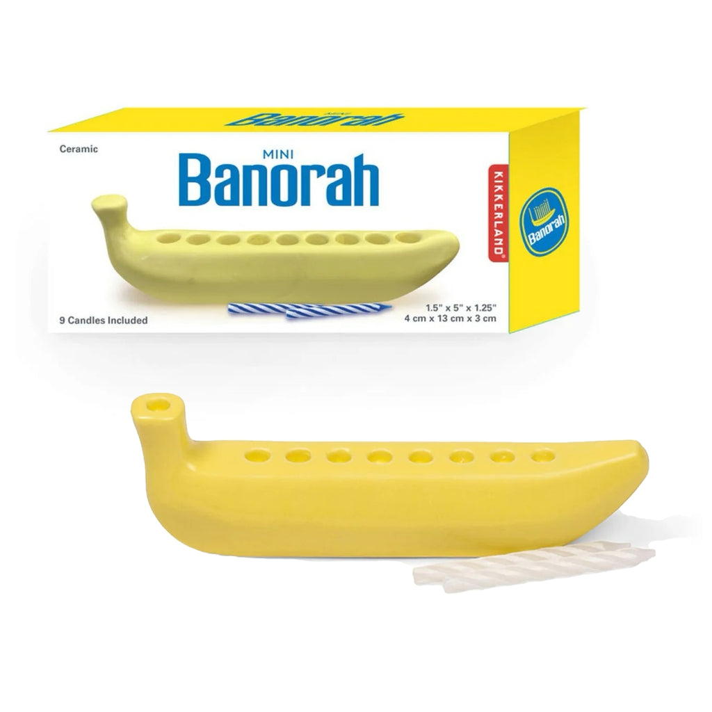 Mini Banorah Banana Menorah Kikkerland Holiday
