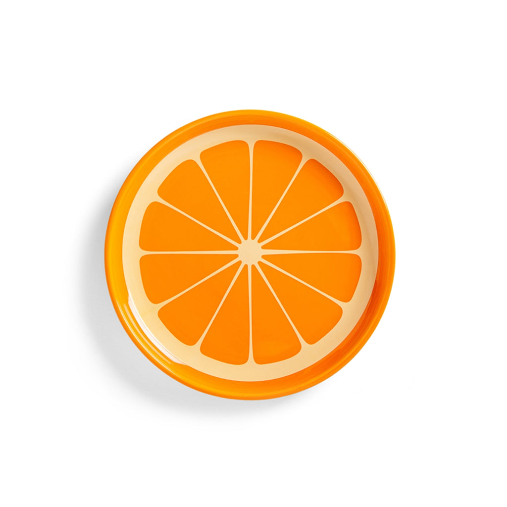 Orange Trinket Tray - TR11 Kikkerland Home - Decorative Trays, Plates, & Bowls