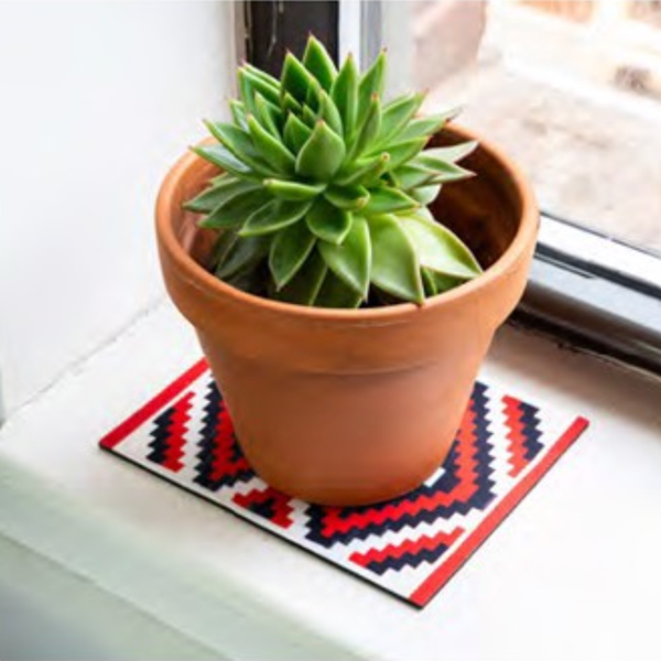 succulent rug Kikkerland Assorted Rubber Plant Rug