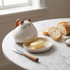 Cat Butter Dish Kikkerland Home - Kitchen & Dining
