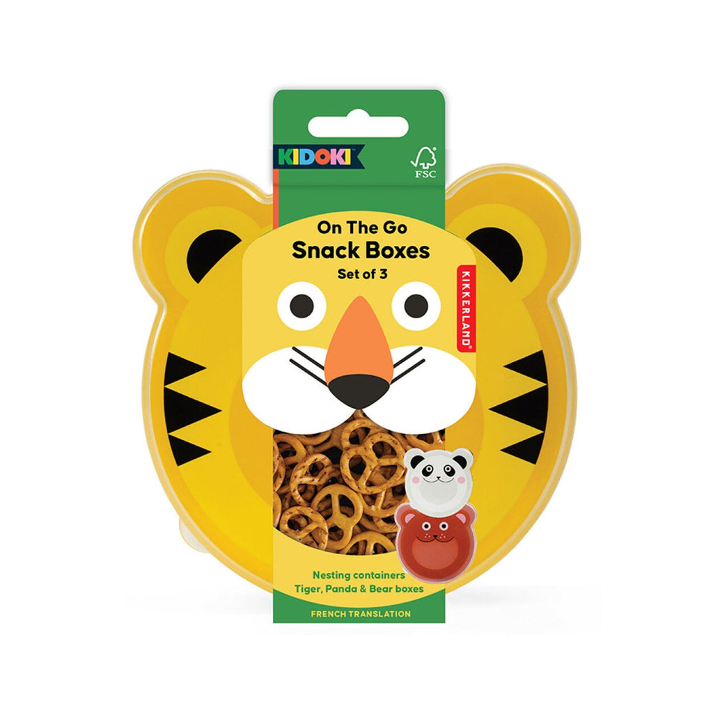 On The Go Snack Box Set Kikkerland Home - Kitchen & Dining - Reusable Food Storage Bags & Containers