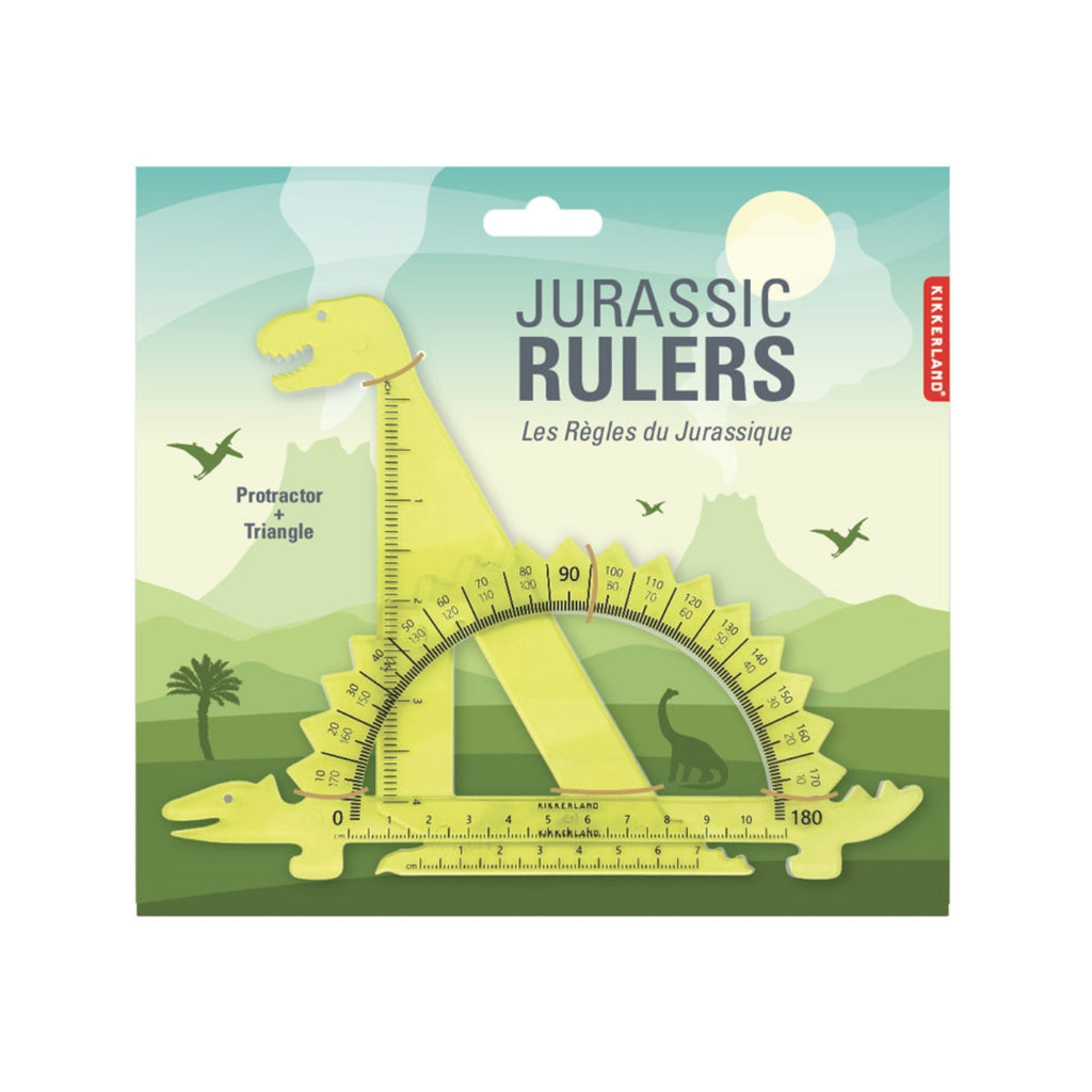 Jurassic Ruler Set Kikkerland Home - Office & School Supplies