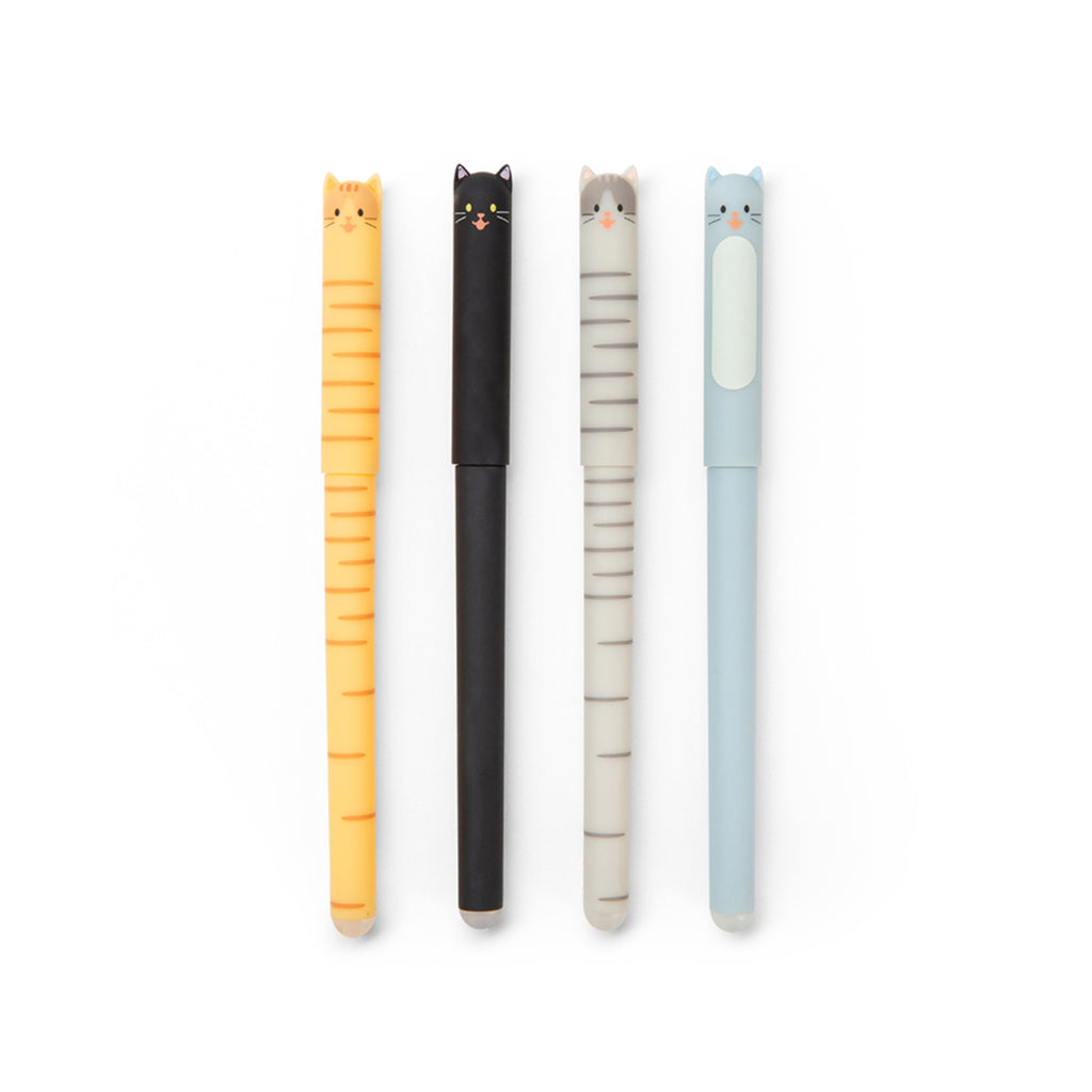 Cat Erasable Gel Pen - 4375-A Kikkerland Home - Office & School Supplies - Pencils, Pens & Markers