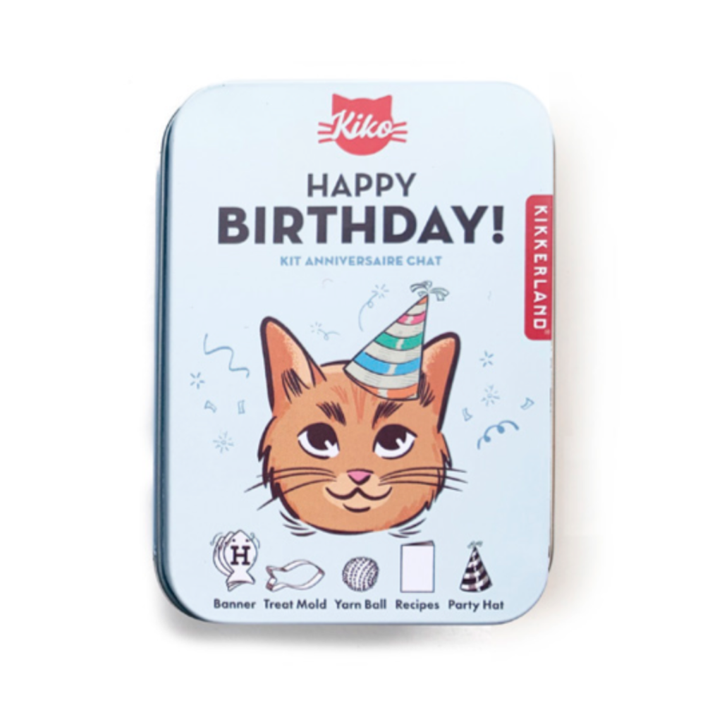 Cat Happy Birthday Kit Kikkerland Home - Pet