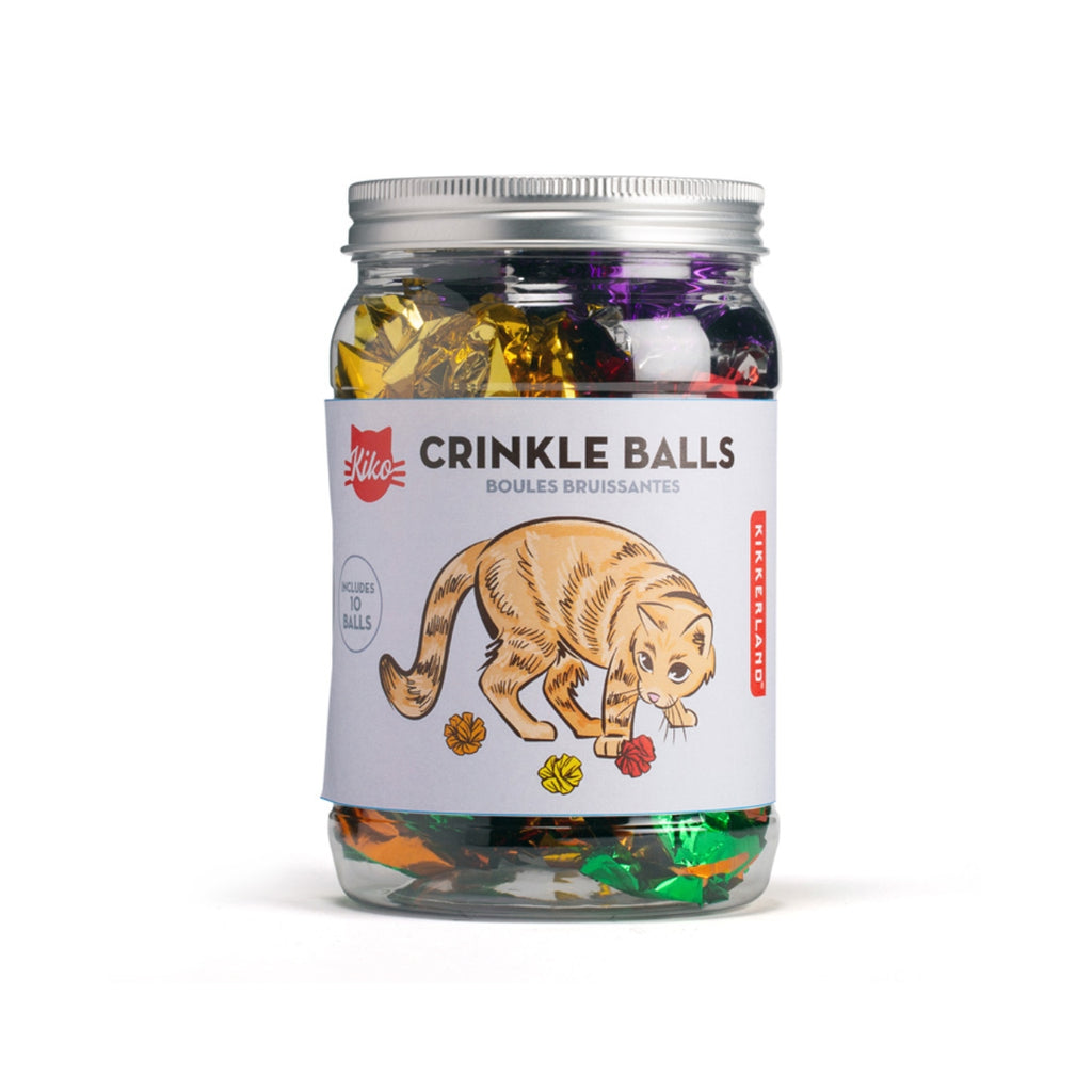 Crinkle Balls - CAT13 Kikkerland Home - Pet
