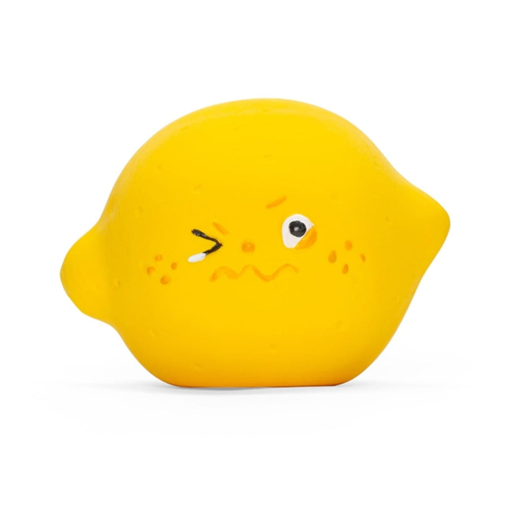 Kobe Lemon Fruit Squeaker Toy Kikkerland Home - Pet