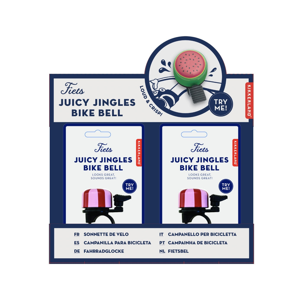 Juicy Jingles Bike Bell Kikkerland Home - Sporting Goods - Bicycle Accessories