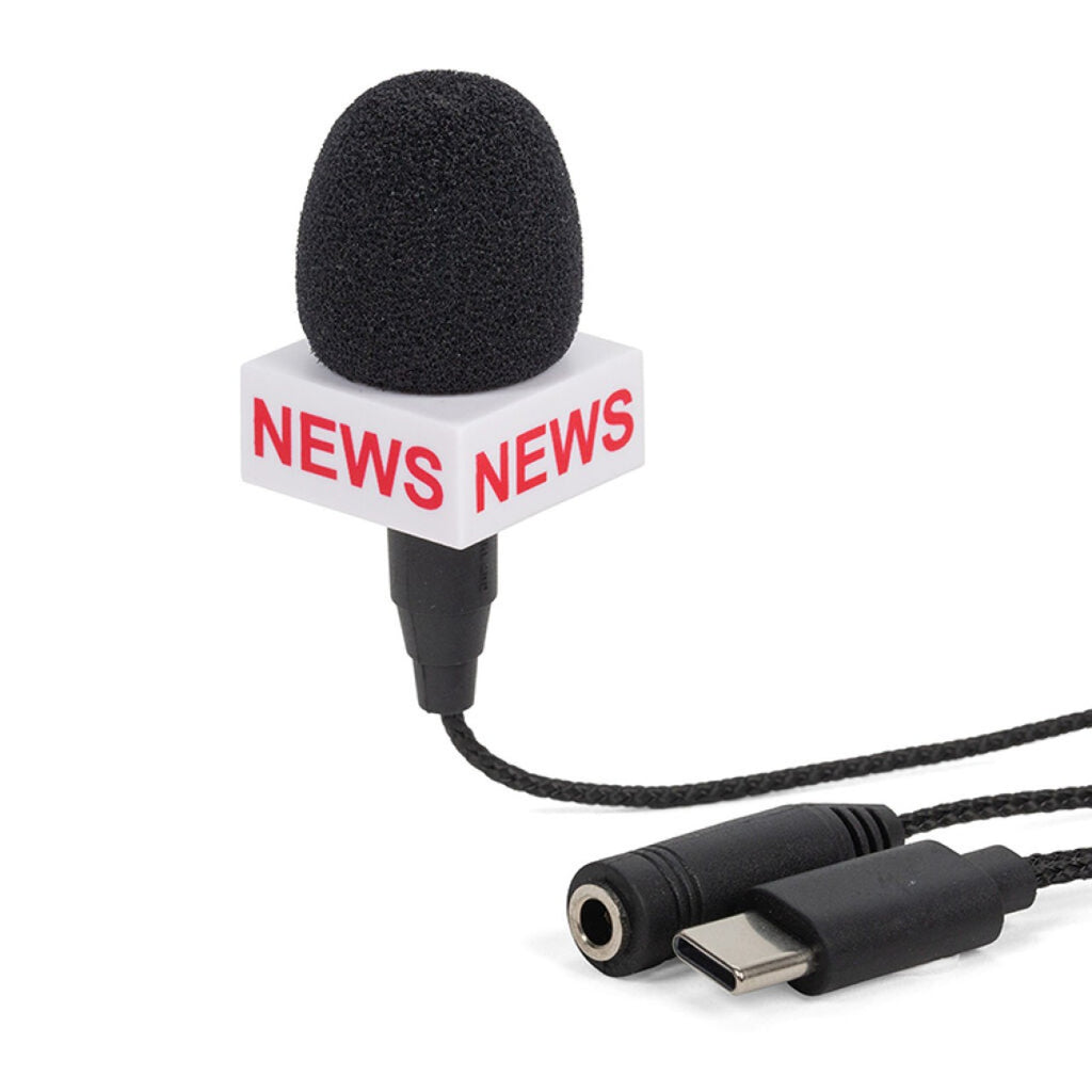 Breaking News Mini Microphone Kikkerland Home - Utility & Tools