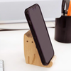 Cat Beechwood Phone Stand Kikkerland Home - Utility & Tools - Cell Phone Accessories