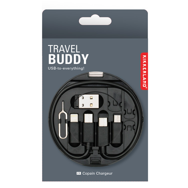 Travel Buddy Multi Charger Kikkerland Home - Utility & Tools - Cell Phone Accessories