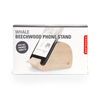Whale Beechwood Phone Stand Kikkerland Home - Utility & Tools - Cell Phone Accessories