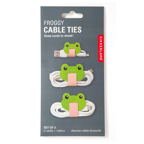 Froggy Cable Ties Kikkerland Home - Utility & Tools