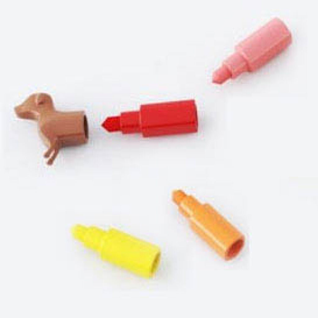 Rainbow Dachshund Markers Kikkerland Toys & Games - Art & Drawing Toys - Pencils, Pens & Markers