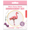 Mini Cross Stitch Embroidery Kit - Flamingo Kikkerland Toys & Games - Crafts & Hobbies - Needlecraft Kits