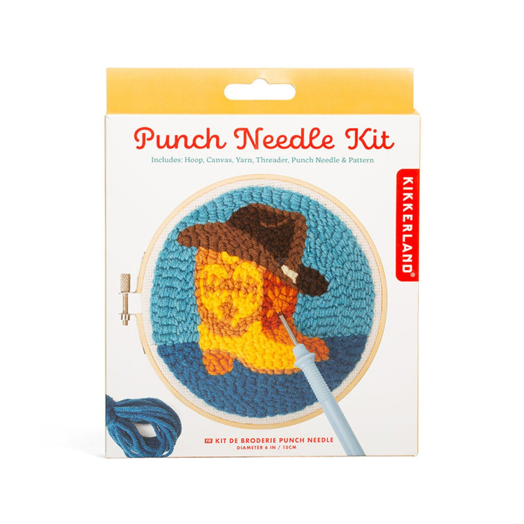 Western Punch Needle Kit Kikkerland Toys & Games - Crafts & Hobbies - Needlecraft Kits
