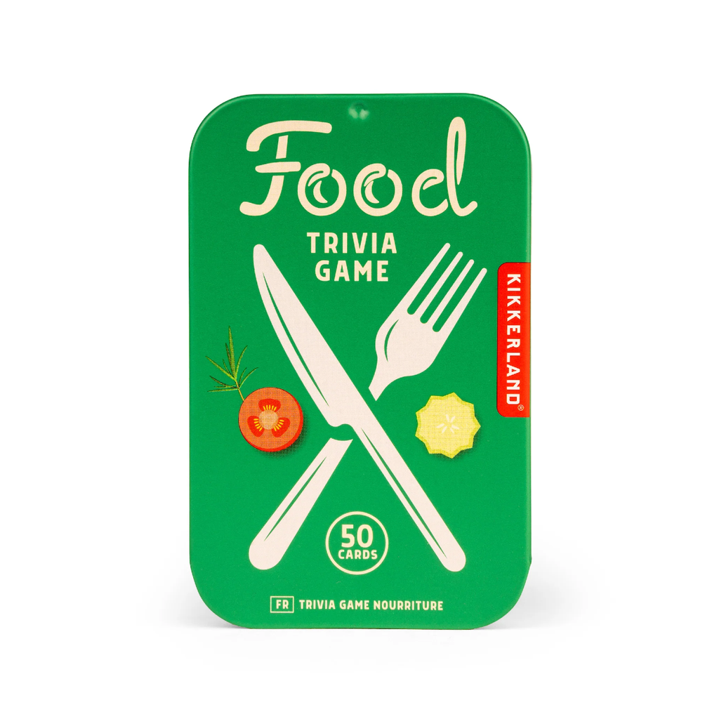 Food Trivia Game Kikkerland Toys & Games