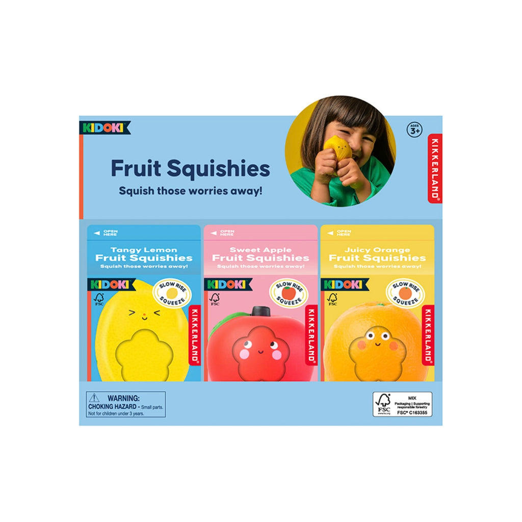 Fruit Squishies - KID62-A Kikkerland Toys & Games