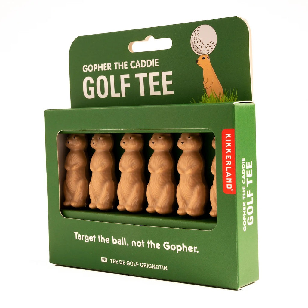 Gopher The Caddy Golf Tee Kikkerland Toys & Games