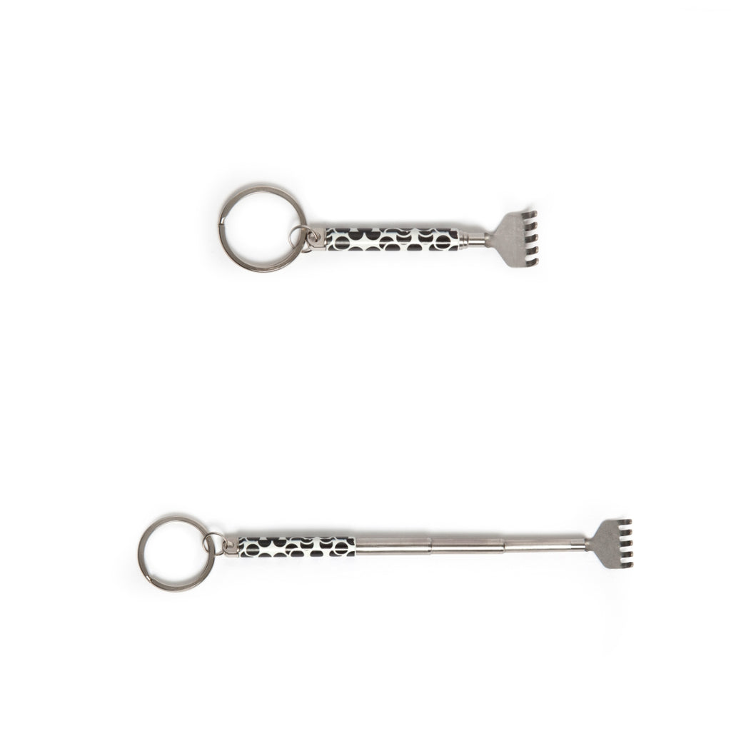 Keychain Pattern Mini Back Scratcher Kikkerland Toys & Games