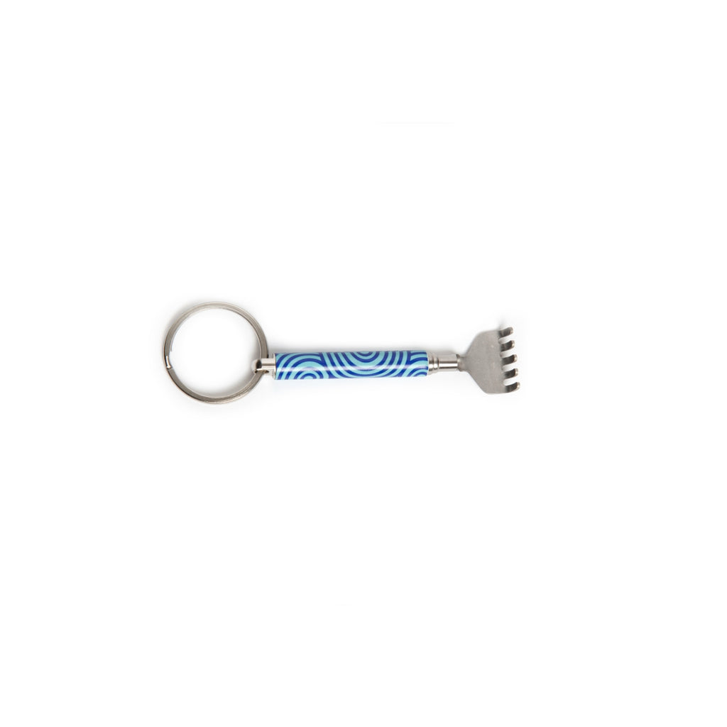 Keychain Pattern Mini Back Scratcher Kikkerland Toys & Games