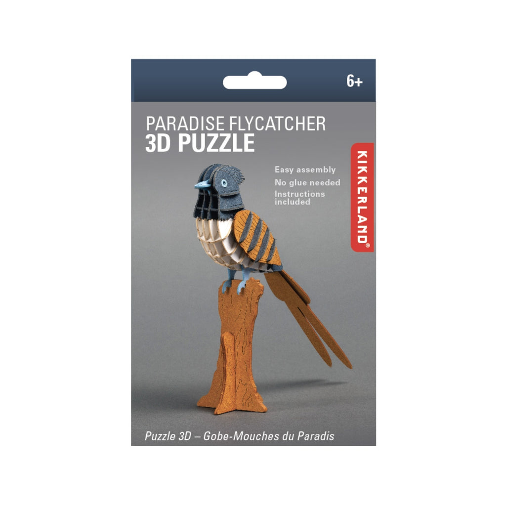Bird 3D Puzzle - Flycatcher - GG290 Kikkerland Toys & Games - Puzzles & Games