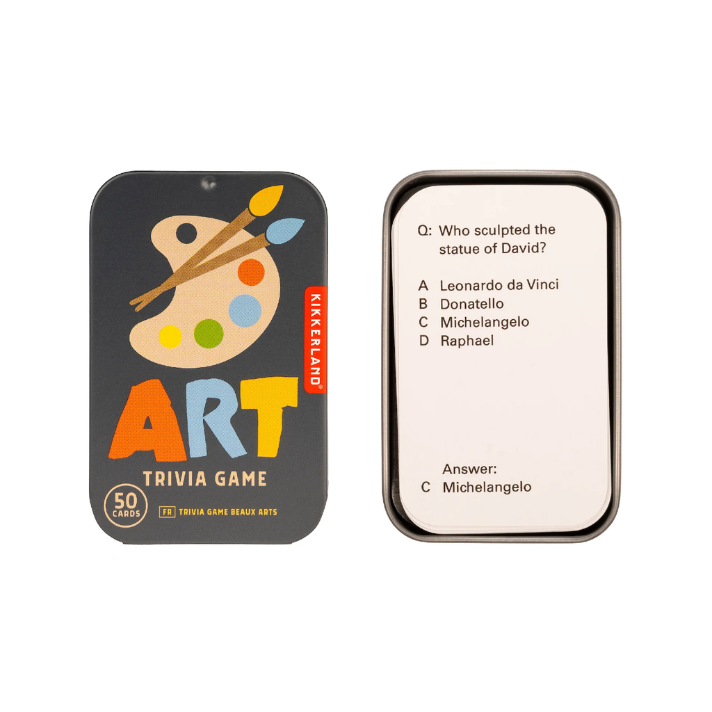 Art Trivia Game Kikkerland Toys & Games - Puzzles & Games - Games