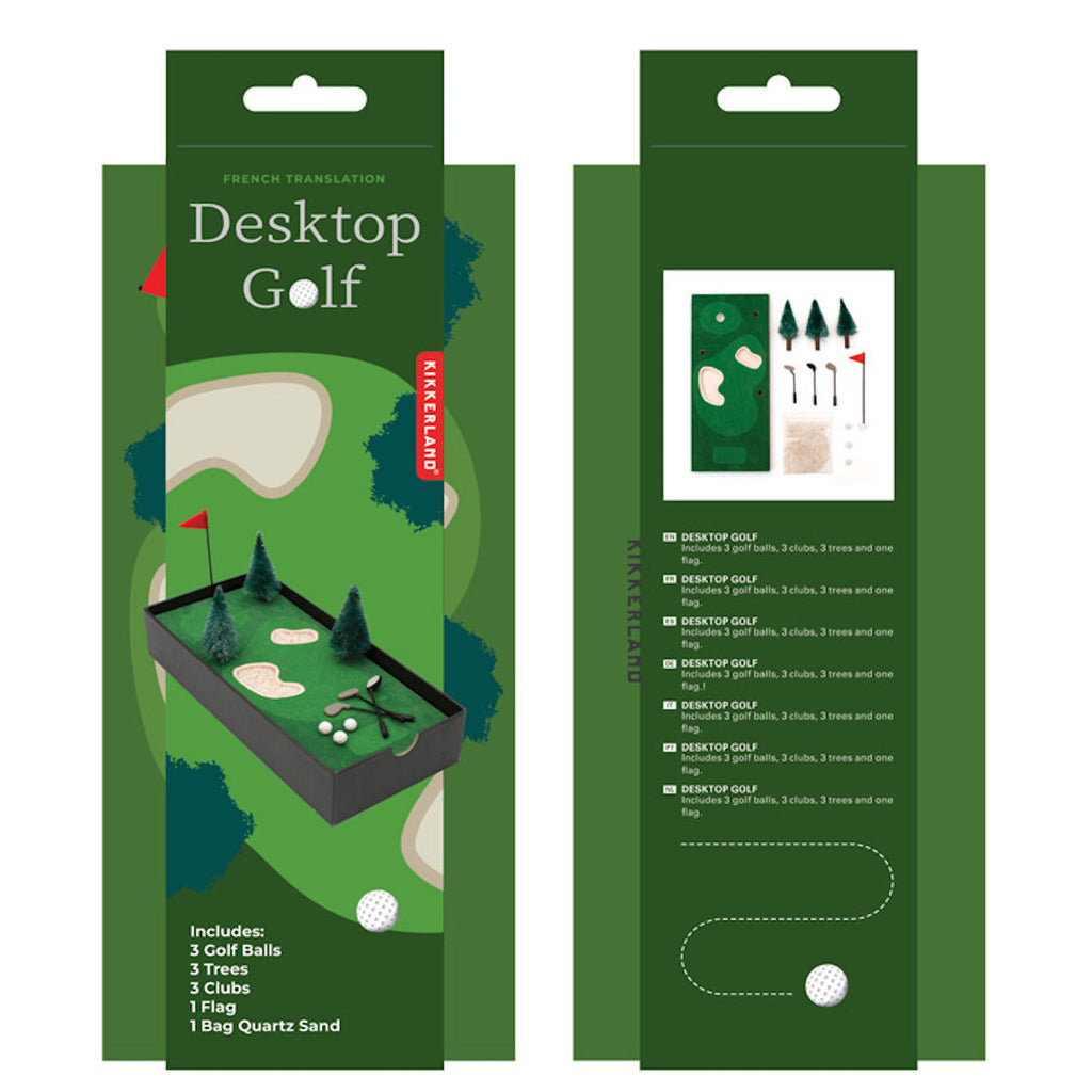Desktop Golf Game Kikkerland Toys & Games - Puzzles & Games - Games