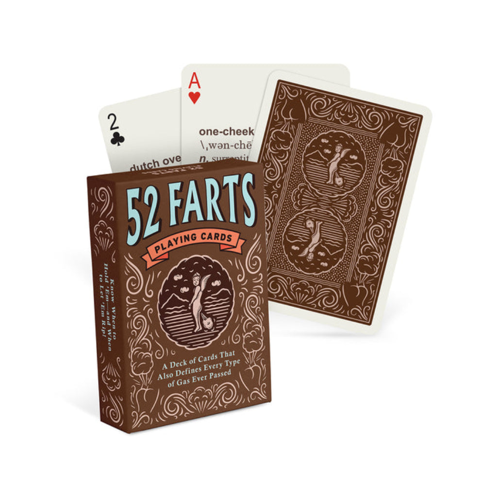 52 Farts Playing Cards Knock Knock Toys & Games - Card Decks & Games