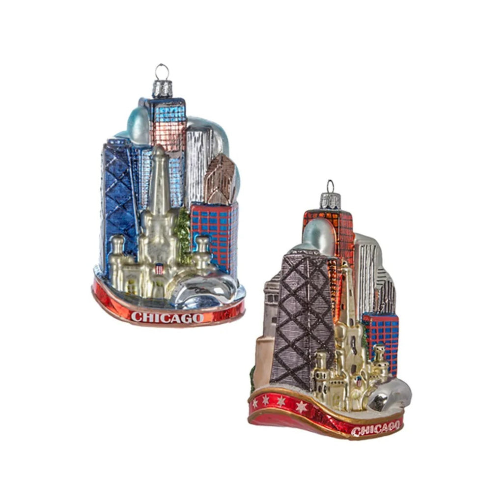 Chicago Cityscape Ornament Kurt S Adler Holiday - Ornaments