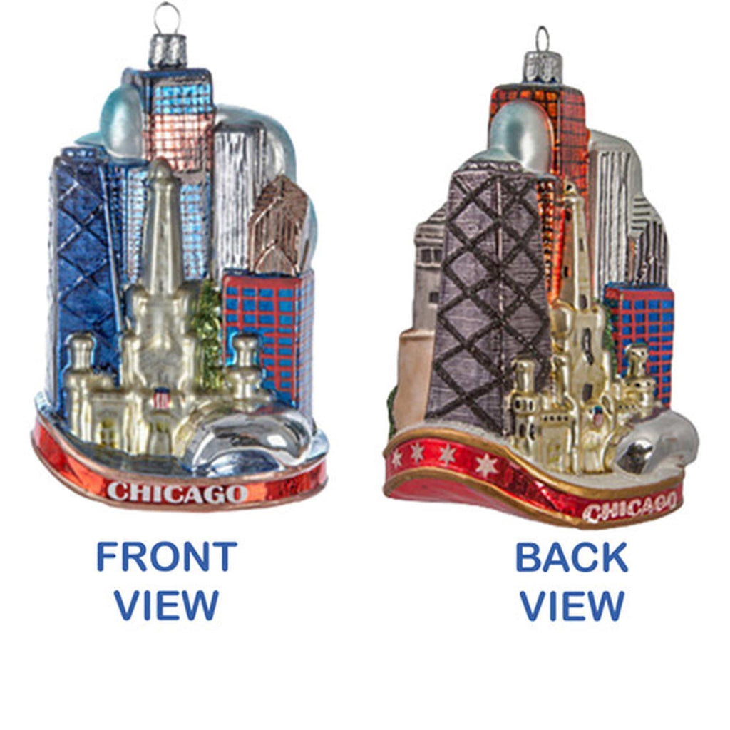 Chicago Cityscape Ornament Kurt S Adler Holiday - Ornaments