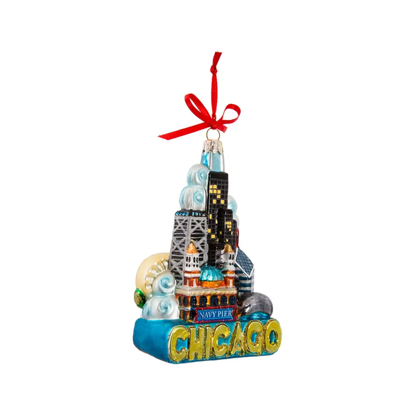 Chicago Cityscape Ornament Kurt S Adler Holiday - Ornaments