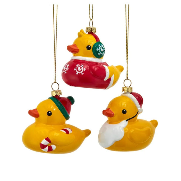 Christmas Rubber Duck Ornaments Kurt S Adler Holiday - Ornaments