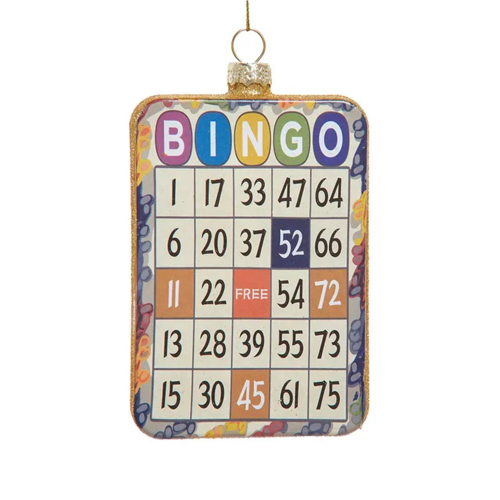 Glass Bingo Ornament Kurt S Adler Holiday - Ornaments