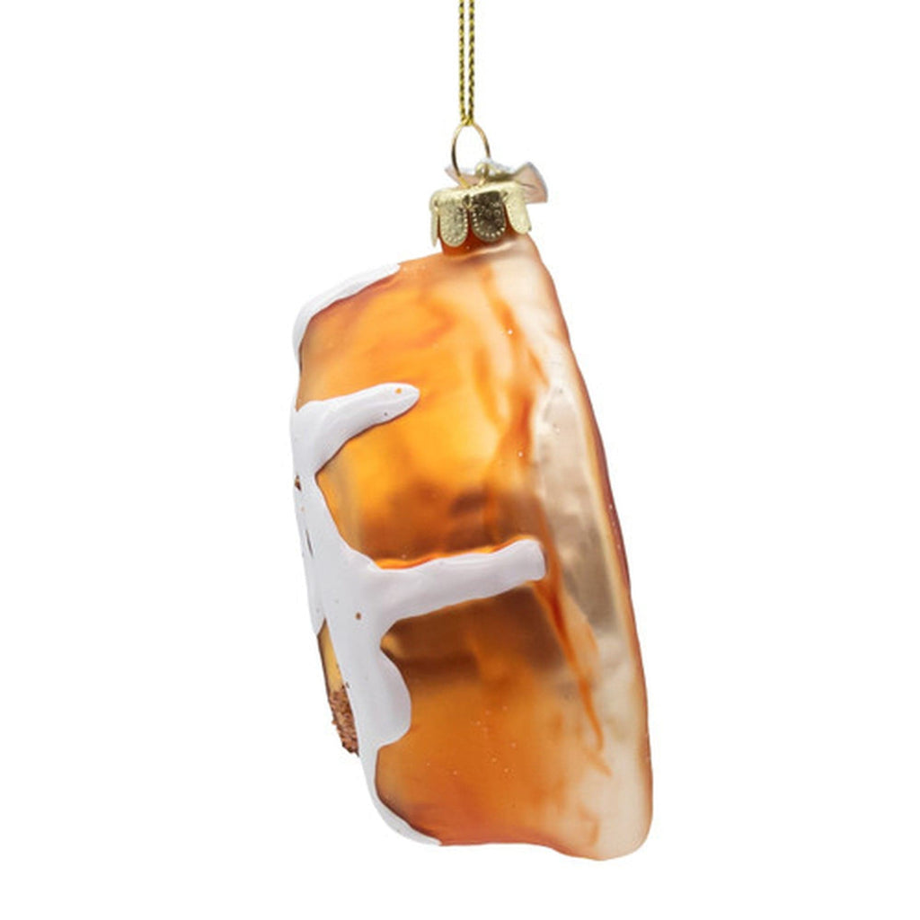 Glass Cinnamon Bun Ornament Kurt S Adler Holiday - Ornaments