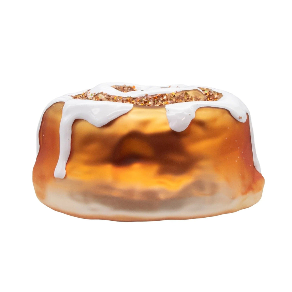 Glass Cinnamon Bun Ornament Kurt S Adler Holiday - Ornaments