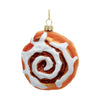 Glass Cinnamon Bun Ornament Kurt S Adler Holiday - Ornaments