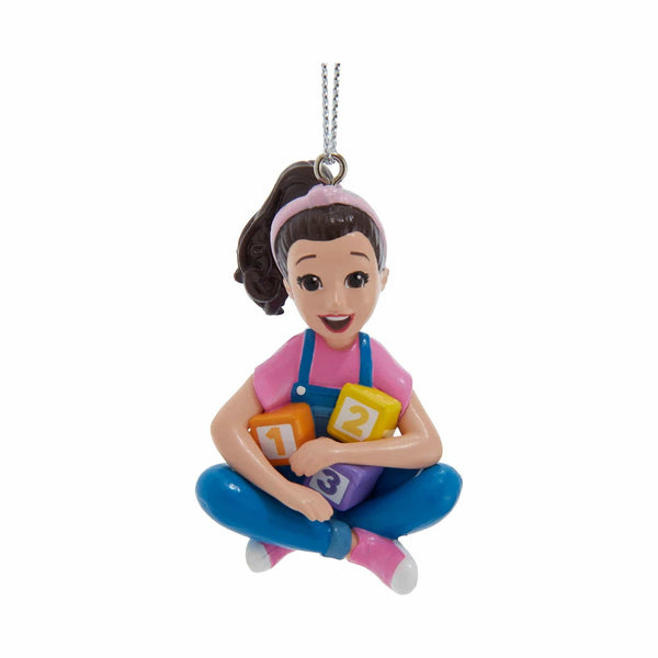 Ms. Rachel With Building Blocks Ornament Kurt S Adler Holiday - Ornaments