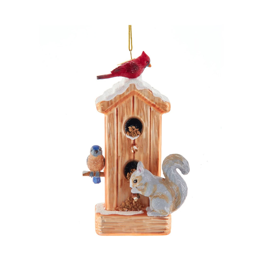 Noble Gems Glass Bird Feeder Ornament Kurt S Adler Holiday - Ornaments