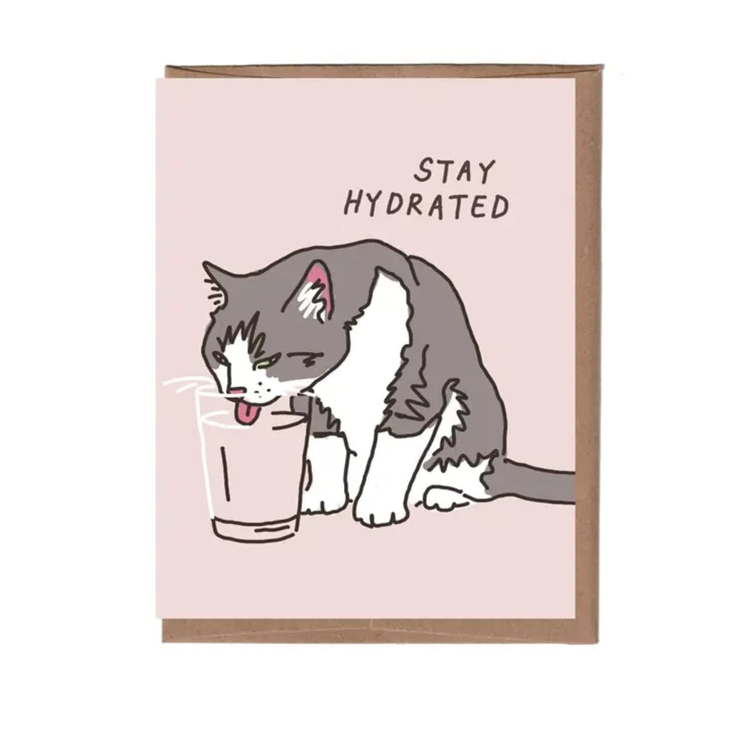 Stay Hydrated Blank Card La Familia Green Cards - Any Occasion